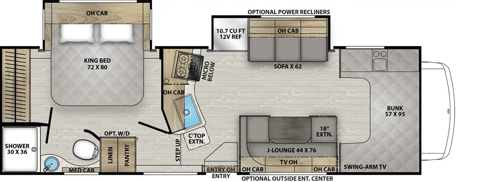 298KB - Ford E-450 Floorplan Image